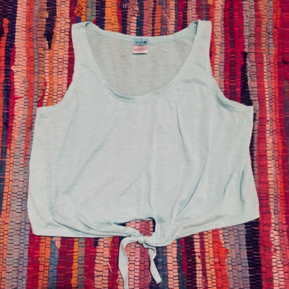 Mint bikini cover top!